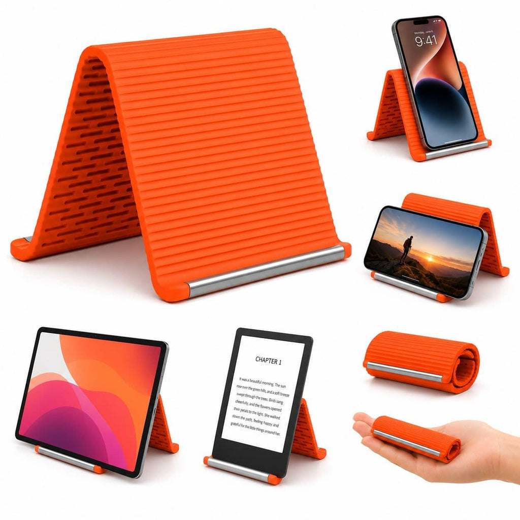 Foldable Silicone Mobile Stand | Ergonomic & Anti-Slip