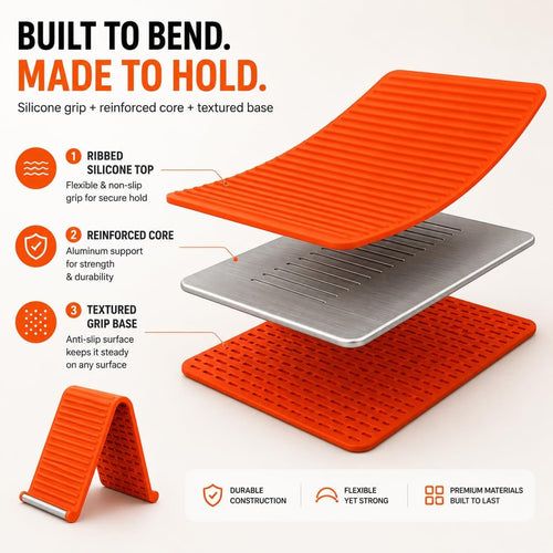 Foldable Silicone Mobile Stand | Ergonomic & Anti-Slip
