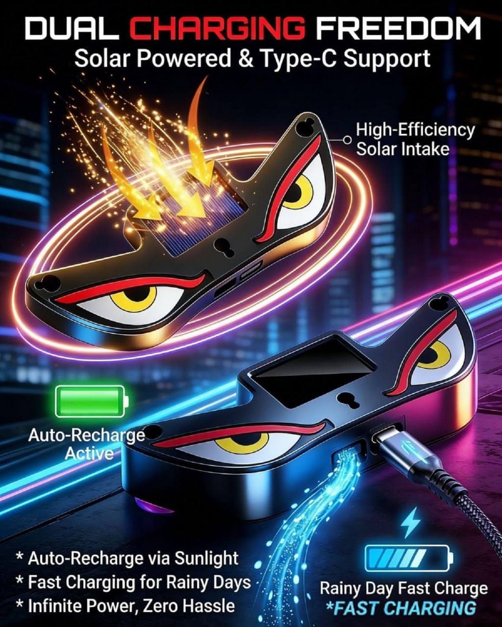 Devil's Eyes LED Car Light